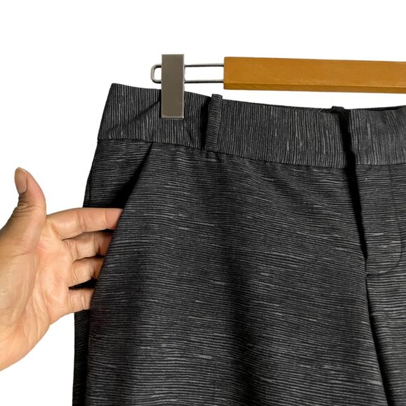 Calvin Klein Women's Heather Gray Straight Leg Pants - Picture 4 of 8